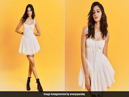 It's Good Girl Gone Bad For Ananya Panday's Ruffled White Dress With Black Combat Boots It's Good Girl Gone Bad For Ananya Panday's Ruffled White Dress With Black Combat Boots