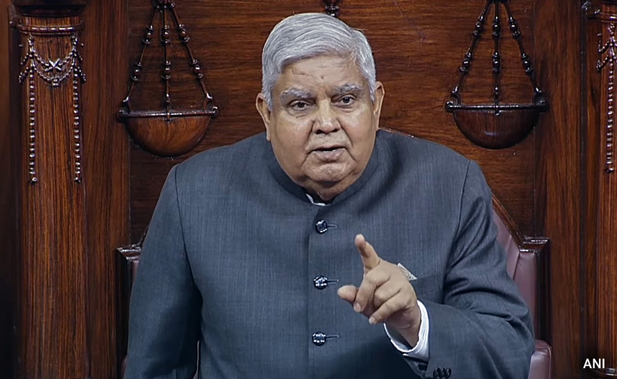 Jagdeep Dhankar Flags Concerns Over Disruptions In Parliament