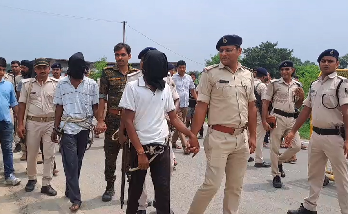 समस्तीपुर : SHO नंद किशोर यादव हत्याकांड का खुलासा, देसी कट्टा के साथ 4 अपराधी गिरफ्तार