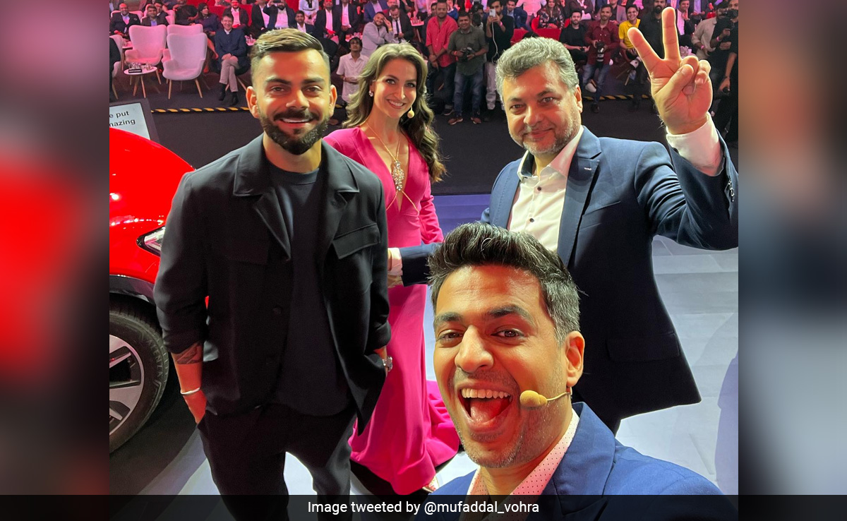 Virat Kohli Looks Dapper During The Launch Of Audi Q8 E-Tron Car In Mumbai. See Pics