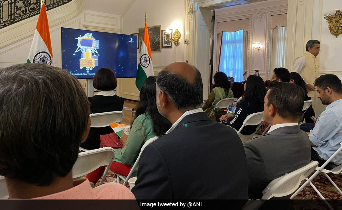 Chandrayaan-3's Historic Soft Landing Screened At Indian Embassy In US