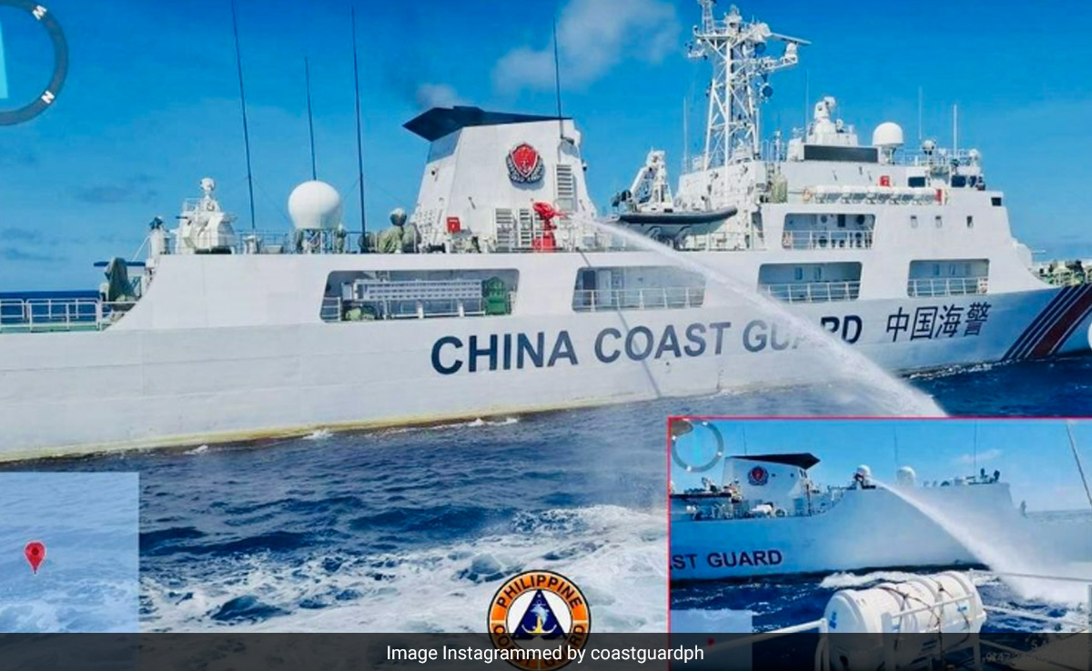 Philippines Accuses China Of Water Cannon Attack On Its Boats, Releases Video
