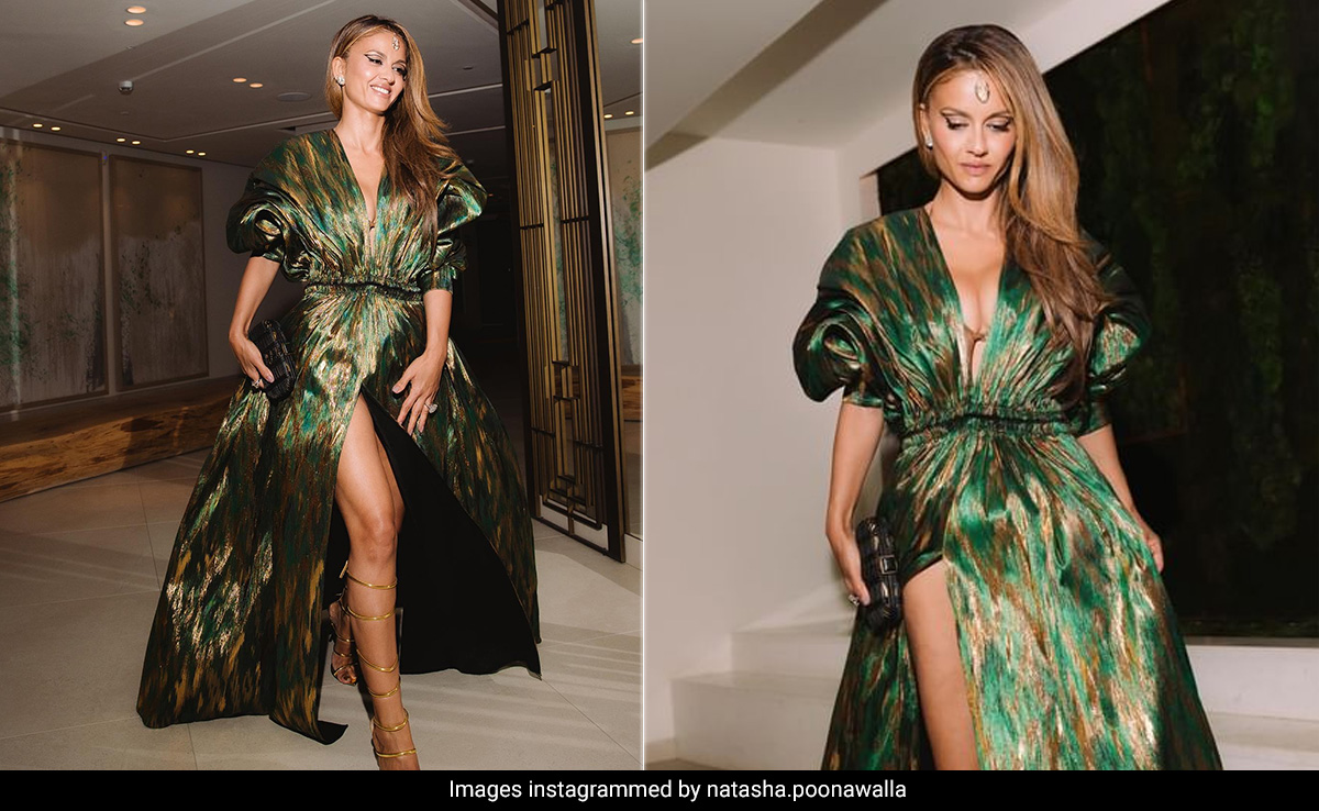 Natasha Poonawalla's Emerald Green Dress Stylishly Defies The Law Of This Jungle
