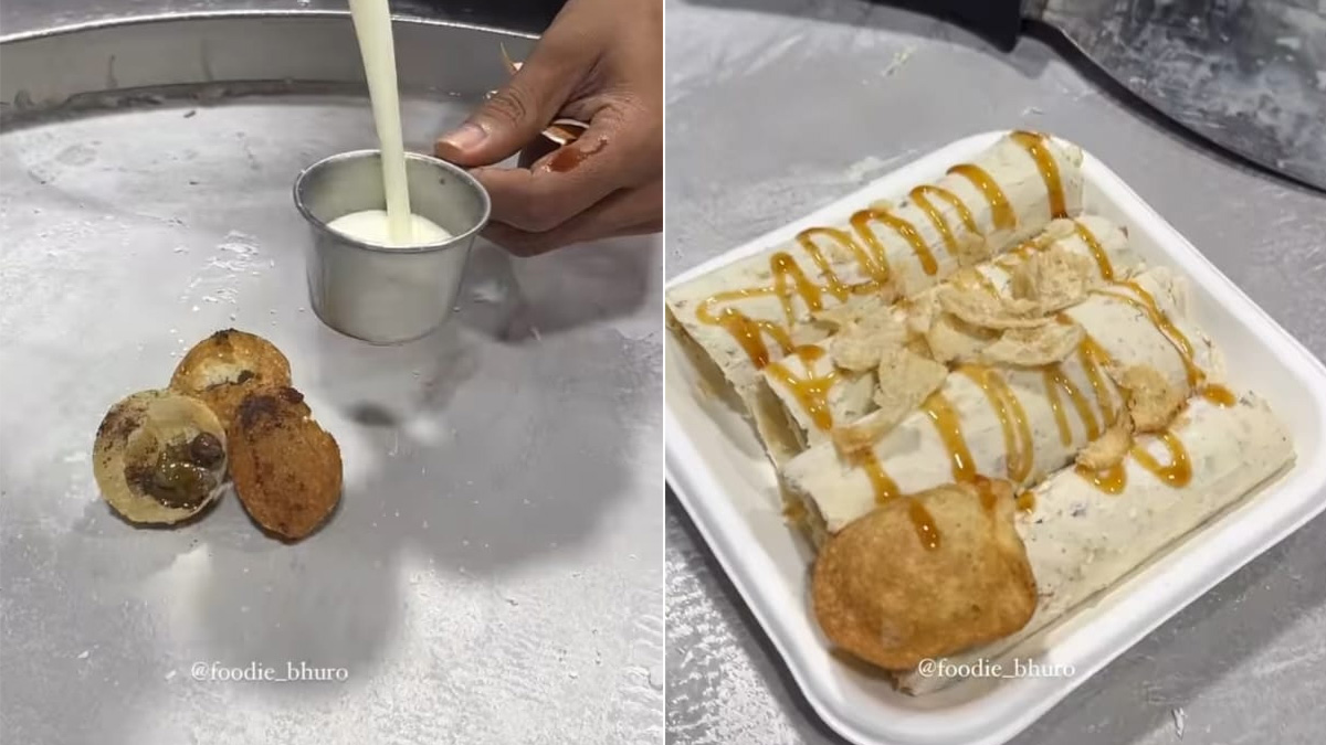 Viral Video: Street Vendor Makes Pani Puri Tawa Ice Cream, Foodies Disappointed