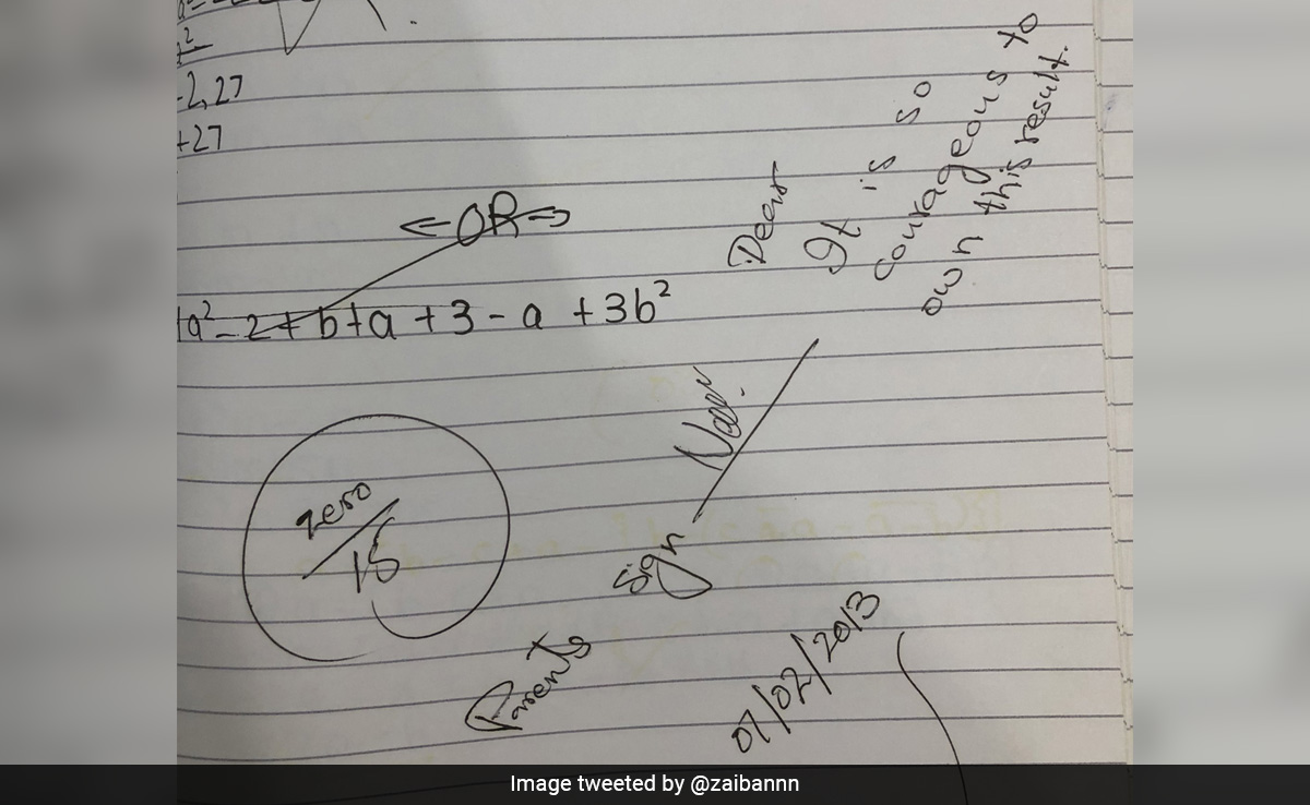 Mother's Encouraging Words To Daughter Despite Low Scores In Math Wins Internet