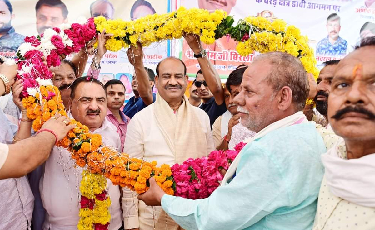 संसदीय क्षेत्र कोटा के दौरे पर लोकसभा अध्यक्ष ओम बिरला, ग्रामीणों से किया जनसंवाद