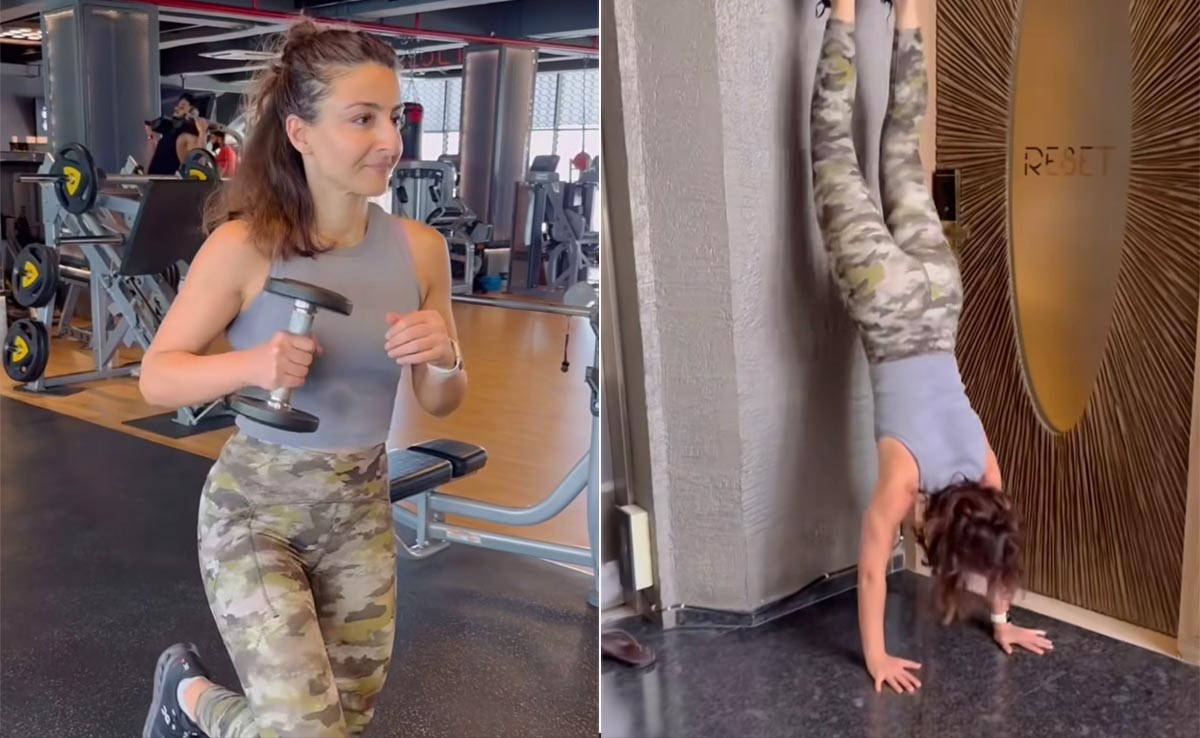 Beginner At The Gym? Take Notes From Soha Ali Khan's Cardio Workout With Weights, Thank Her Later