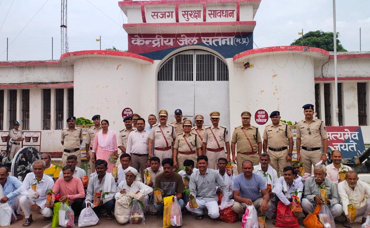 सतना सेंट्रल जेल में आजीवन कारावास की सजा काट रहे 21 कैदी हुए रिहा