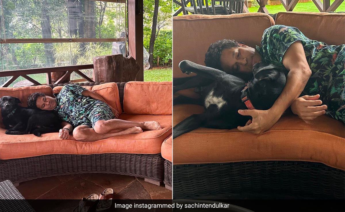 Sachin Tendulkar Turns Out To Be An Unlikely Style Star In A Funky Tropical Print Co-Ord Set