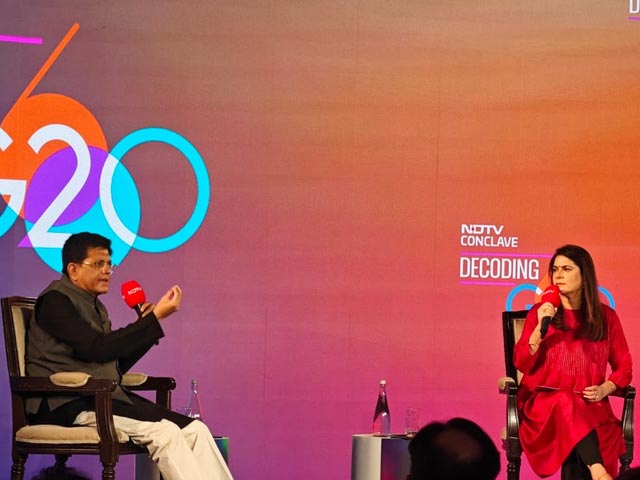 "World Looking At India To Provide Leadership": Piyush Goyal At NDTV Conclave