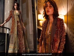 Samantha Ruth Prabhu Goes Fully <i>Desi</i> In New York. Designer Info On Saree, Co-Ords Here Samantha Ruth Prabhu Goes Fully <i>Desi</i> In New York. Designer Info On Saree, Co-Ords Here
