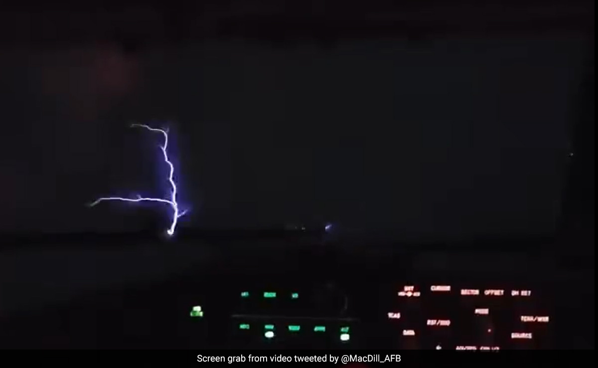 Watch: Rare Weather Phenomenon Captured From Pilot's Cockpit As Hurricane Idalia Approaches Florida