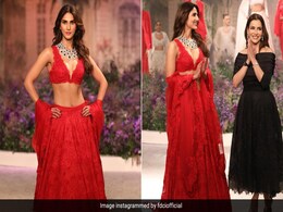Indian Couture Week 2023: Vaani Kapoor's <i>Lehenga</i> Is Nothing But A Scarlet Splendour On The Ramp Indian Couture Week 2023: Vaani Kapoor's <i>Lehenga</i> Is Nothing But A Scarlet Splendour On The Ramp