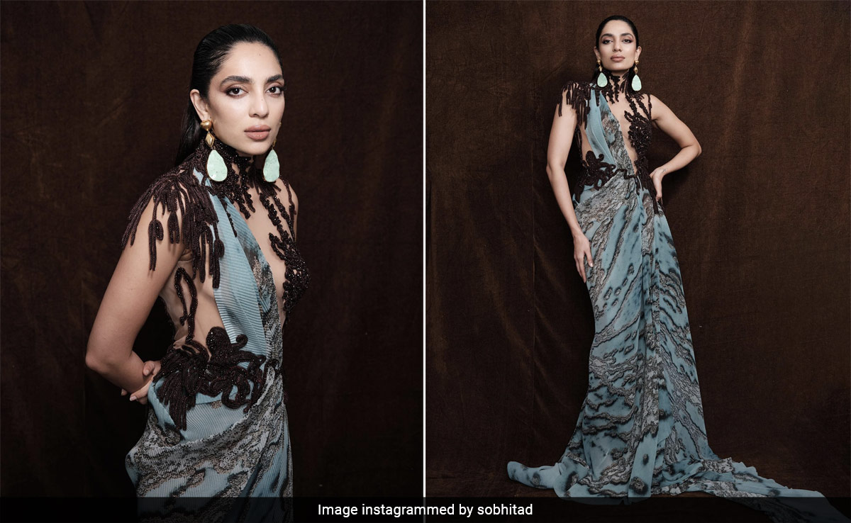'Reef' It To Sobhita Dhulipala To Channel Her Inner Sea Goddess In This Flowy Maxi Gown