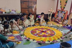 Onam Celebrations With 'Pookalam', 'Sadhya' Onam Celebrations With 'Pookalam', 'Sadhya'