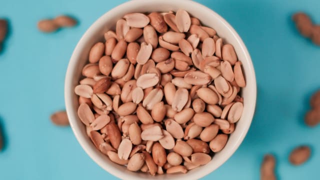 While peanuts contain healthy fats, they are also high in omega-6 fatty acids