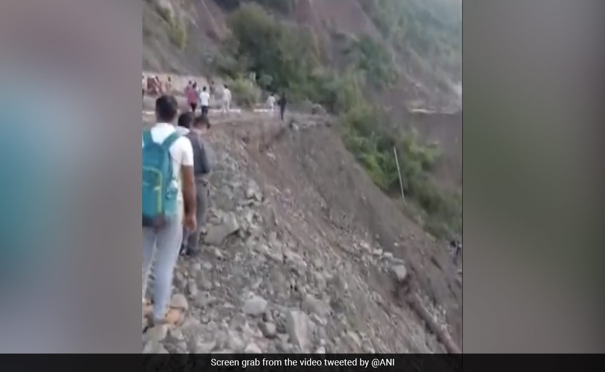 Landslide In Himachal Blocks Highway Connecting Shimla To Chandigarh