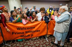 PM Narendra Modi Interacts With Indian Community In South Africa PM Narendra Modi Interacts With Indian Community In South Africa