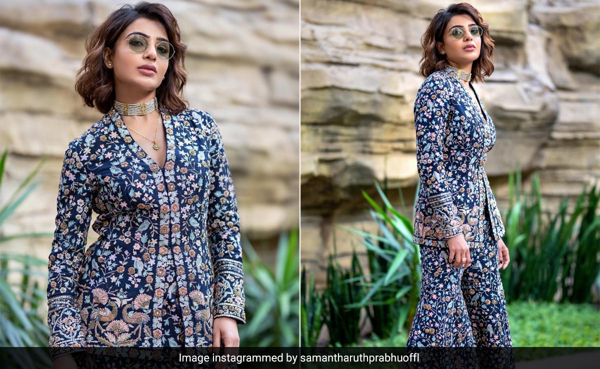 Samantha Ruth Prabhu Doubles Down On The <i>Desi</i> Quotient With A ₹2.55 Lakh Anita Dongre Co-Ord Set
