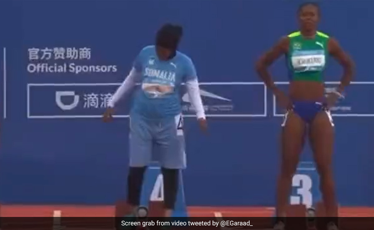 Somali Sports Official Suspended After Video Shows Athlete Finishing Last In 100-Metre Race