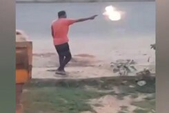 Video Shows Rioter Firing Shots During Violence Near Gurugram Video Shows Rioter Firing Shots During Violence Near Gurugram