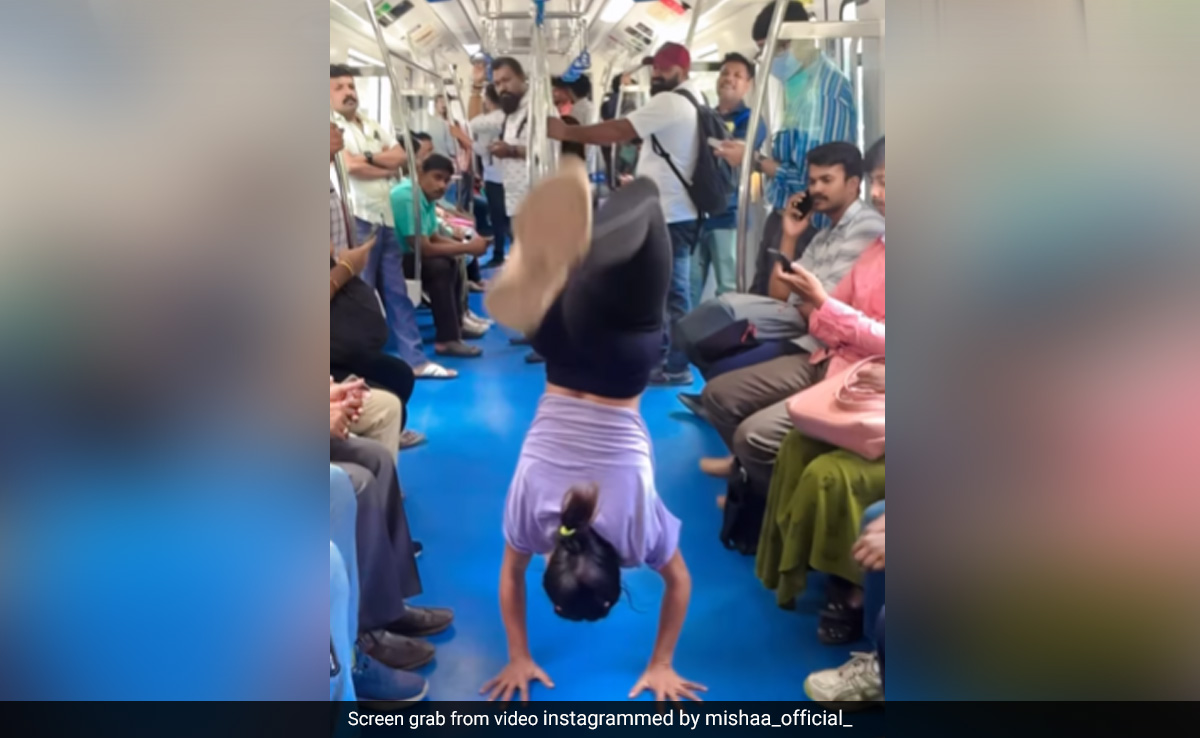 Video Of Woman's Somersault In Metro Goes Viral, Users From Bengaluru React