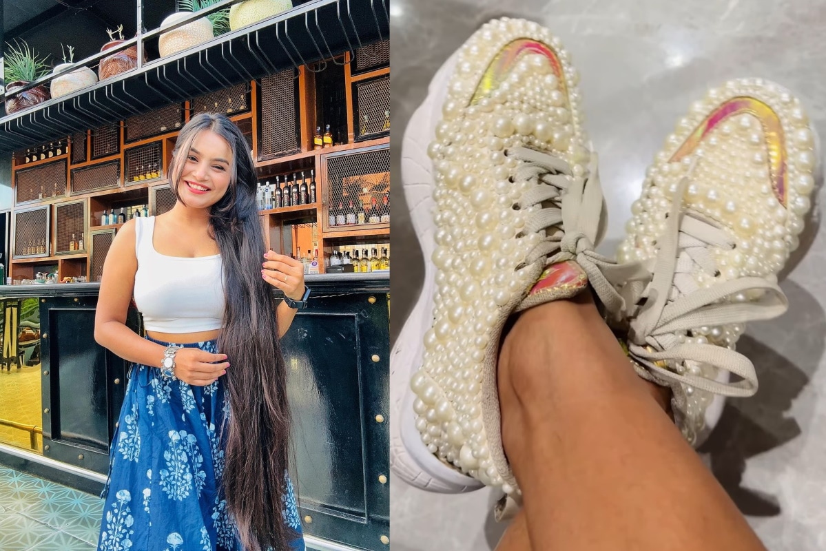 Aditi Agrawal Recreates Alia Bhatt Met Gala 2023 Inspired Pearl Sandal