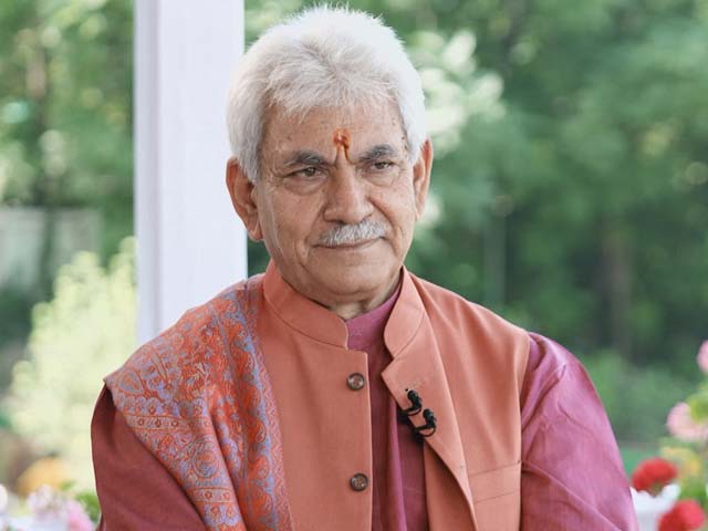 "Keep The Focus On Common Man": Lt Governor Manoj Sinha On How He Governs J&K