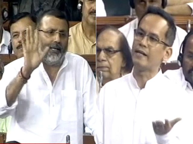 BJP MPs, Opposition Leaders Trade Barbs In Parliament