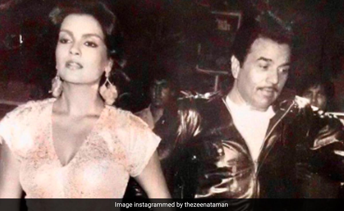 Once Upon A Time In Bollywood: A Rare Pic Of Zeenat Aman And Dharmendra