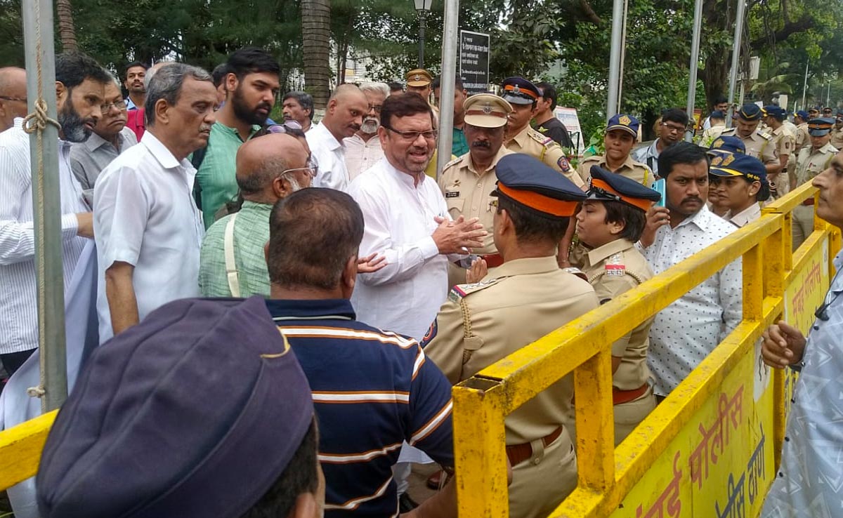 Tushar Gandhi Claims Cops Detained Him Ahead Of Quit India Day March