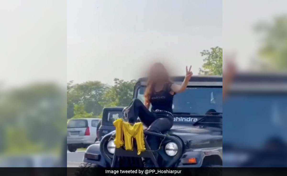 Woman Sits On Bonnet Of Moving SUV For Instagram Reel. What Happens Next...