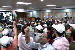 Euphoric Scenes At CSIR Headquarters As Chandrayaan-3 Lands On Moon Euphoric Scenes At CSIR Headquarters As Chandrayaan-3 Lands On Moon