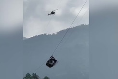 6 Pak Children Among 8 Stranded Mid-Air In Cable Car, Rescue Ops On 6 Pak Children Among 8 Stranded Mid-Air In Cable Car, Rescue Ops On