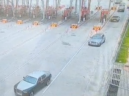 Video: हादसे से कुछ क्षण पहले का दृश्य, 14 लक्जरी कारों के काफिले में शामिल थी रोल्स-रॉयस