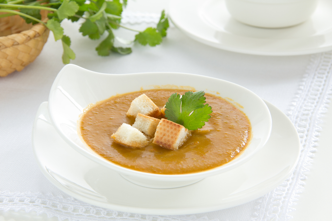 Homemade soups packed with vegetables and lean proteins can be an excellent way to control portion sizes