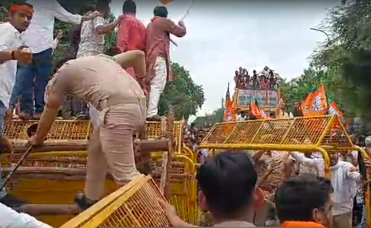 जयपुर: BJP के प्रदर्शन में छाया रहा 'लाल डायरी' का मुद्दा, CP जोशी बोले- जवाब दें गहलोत