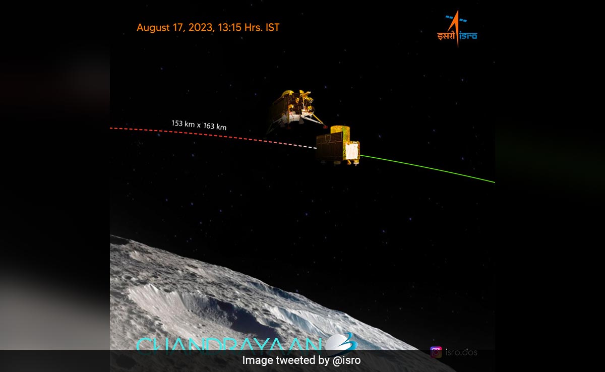 "Sky Is Not The Limit": Internet Erupts In Pride As Lander Vikram Detaches From Chandrayaan 3