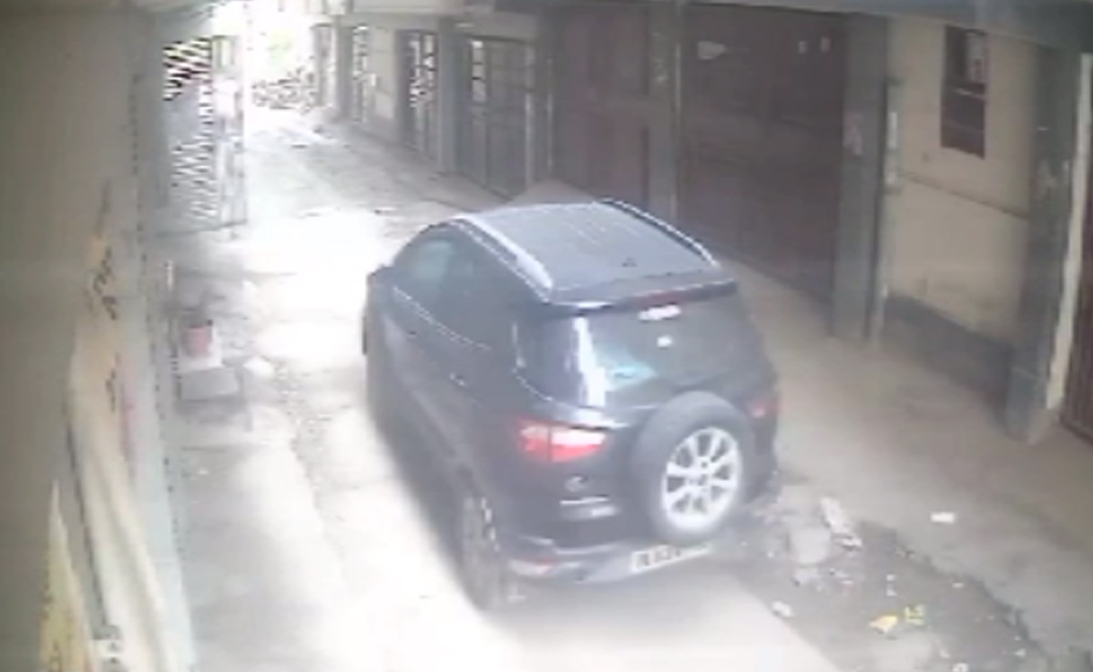 Caught On CCTV: Rape-Accused Delhi Officer, Wife Tried To Flee Cops