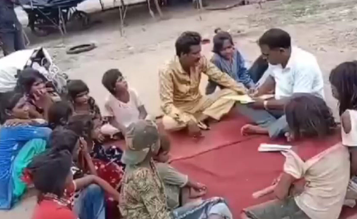 बांसवाड़ा: जिला मुख्यालय पर रहने वाले 150 बच्चे स्कूल की दहलीज से आज भी दूर