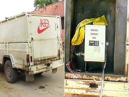 हनुमानगढ़ में तस्करों ने निकला नायाब तरीका, बनाया चलता फिरता पेट्रोल पंप हनुमानगढ़ में तस्करों ने निकला नायाब तरीका, बनाया चलता फिरता पेट्रोल पंप