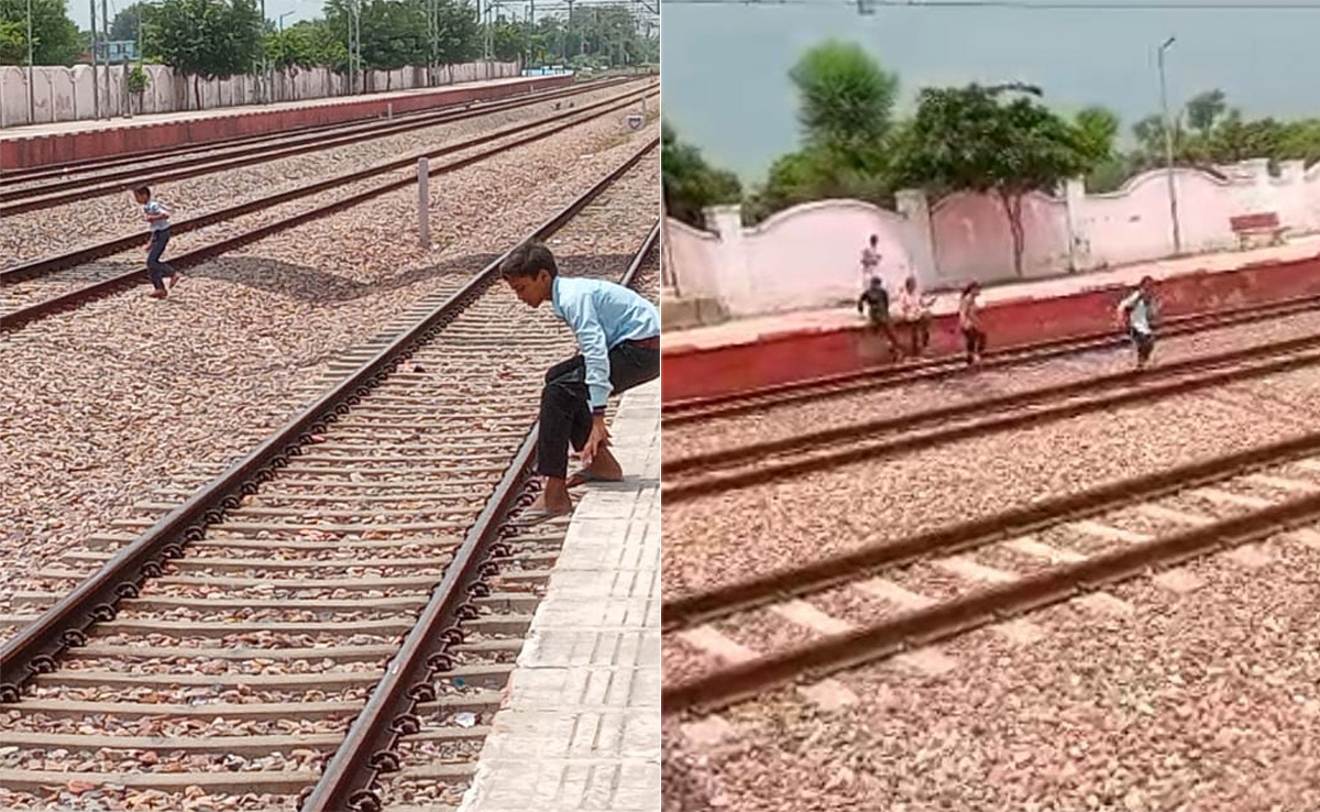 जान हथेली में लेकर 15 अगस्त समारोह में पहुंचे नौनिहाल, हो सकता था बड़ा हादसा