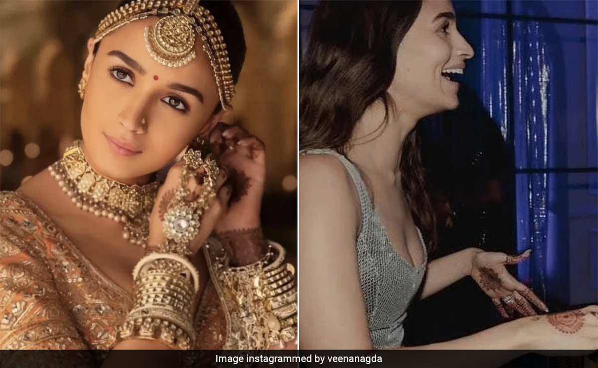 Alia Bhatt's Bridal <i>Mehendi</i> Is Absolutely Beautiful And Now, Is Also Courting Controversy