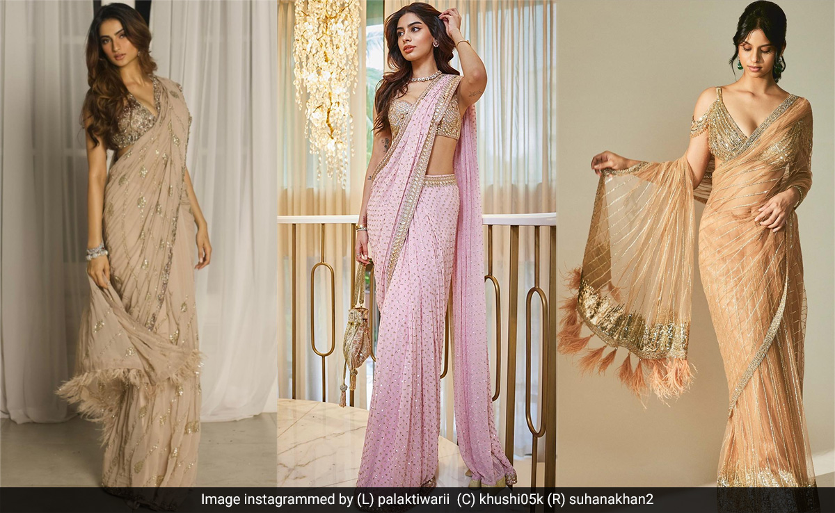 Bollywood's Next-Gen Stars Bring The Pastel <i>Saree</i> Back In Style Just In Time For The Festive Season