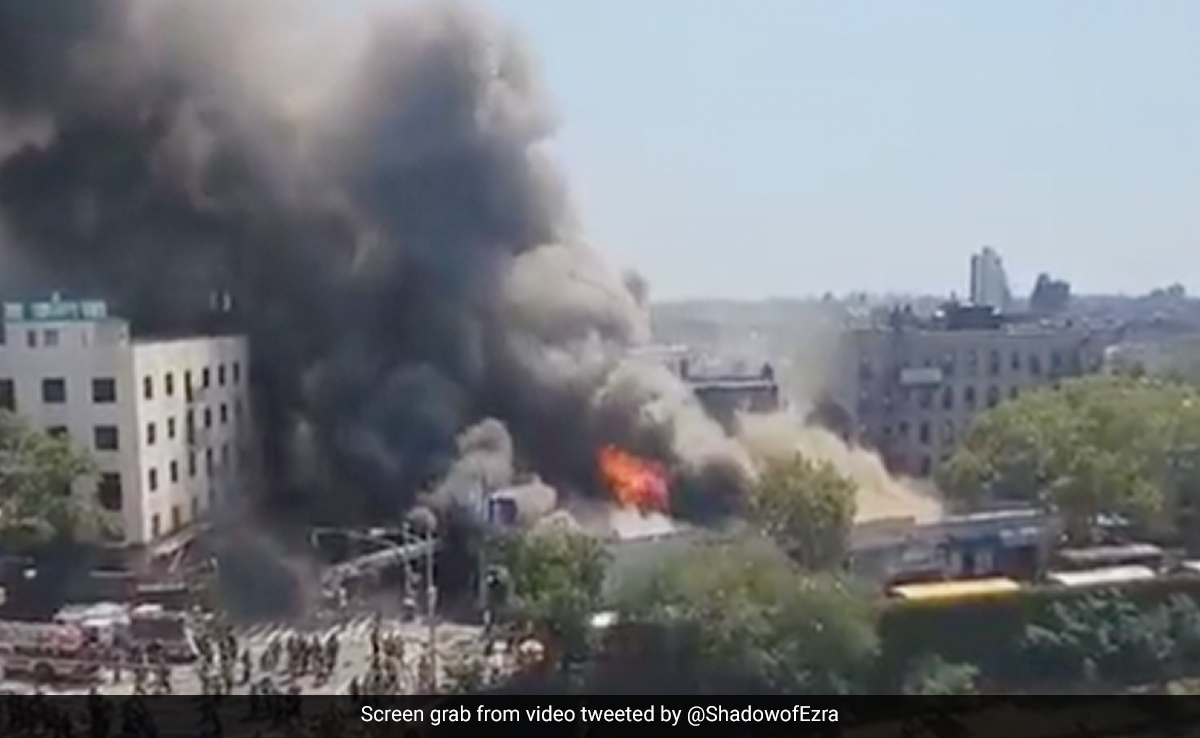 Videos Capture Massive Fires Blazing Through New York City, 3 Children Rescued