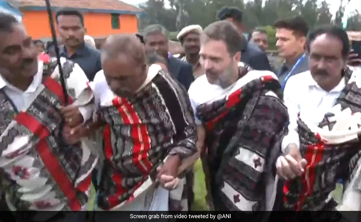 Watch: Rahul Gandhi Dances With Toda Tribal Community In Tamil Nadu