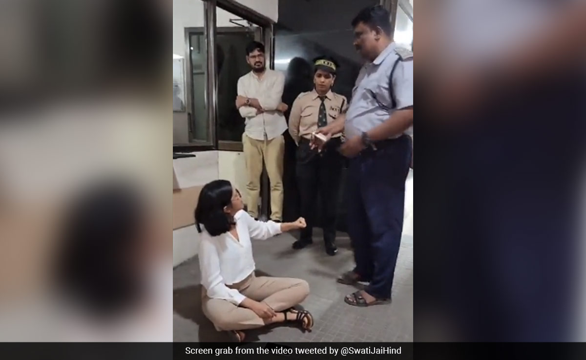 "Not Allowed To Meet Rape Survivor": Delhi Women's Body Chief Holds Sit-In At Hospital