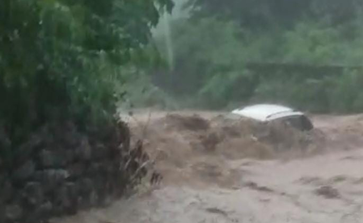 Video: Car Washed Away As Uttarakhand Reels Under Heavy Rain