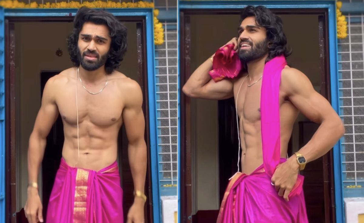 Disha Patani Gives This Pink <i>Dhoti</i>-Clad Dancer's No <i>Fikar</i> Twinning Attempt A Thumbs Up
