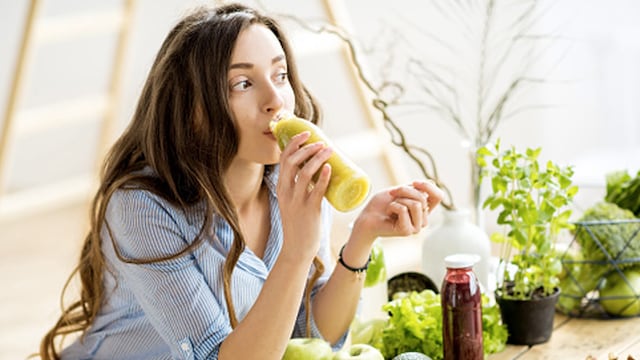 Green smoothie is also good for your skin, heart, eyes and overall health.